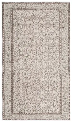 Retro Design Retro Design Beige Over Dyed Vintage Rug 5'3'' x 8'11'' ft 160 x 272 cm