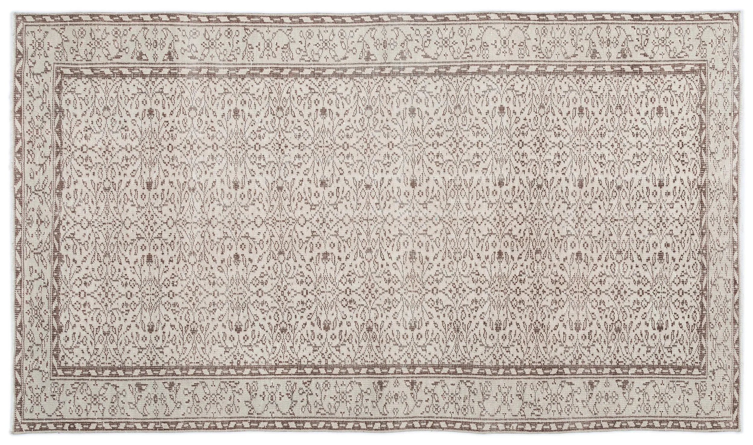 Retro Design Retro Design Beige Over Dyed Vintage Rug 5'3'' x 8'11'' ft 160 x 272 cm