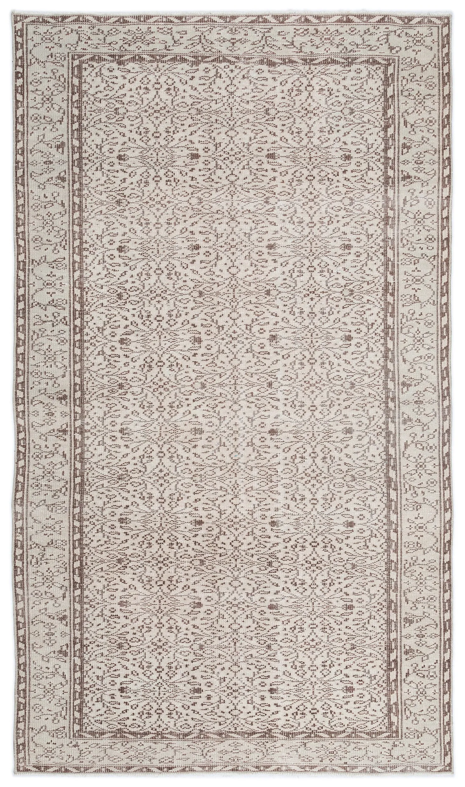 Retro Design Retro Design Beige Over Dyed Vintage Rug 5'3'' x 8'11'' ft 160 x 272 cm
