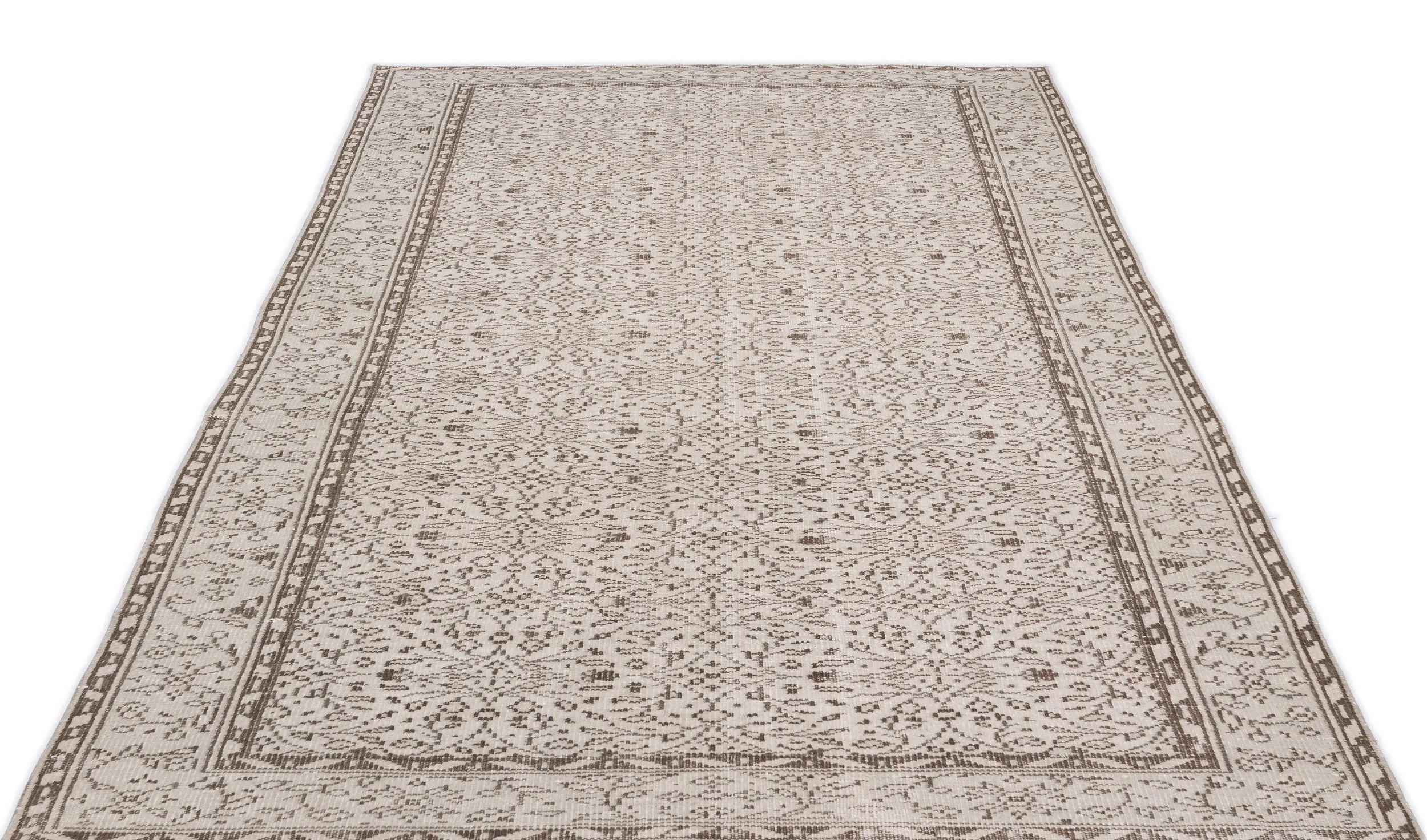 Retro Design Retro Design Beige Over Dyed Vintage Rug 5'3'' x 8'11'' ft 160 x 272 cm