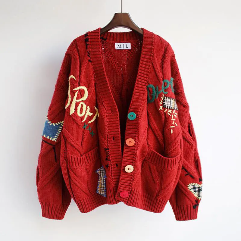 Retro Revival Cardigan by Valentina Rossi