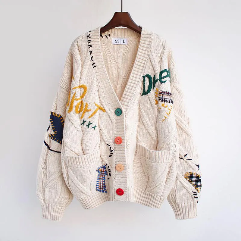 Retro Revival Cardigan by Valentina Rossi