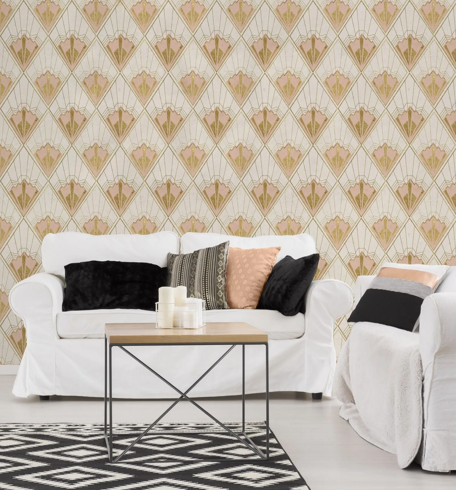 REVIVAL Taupe Wallpaper