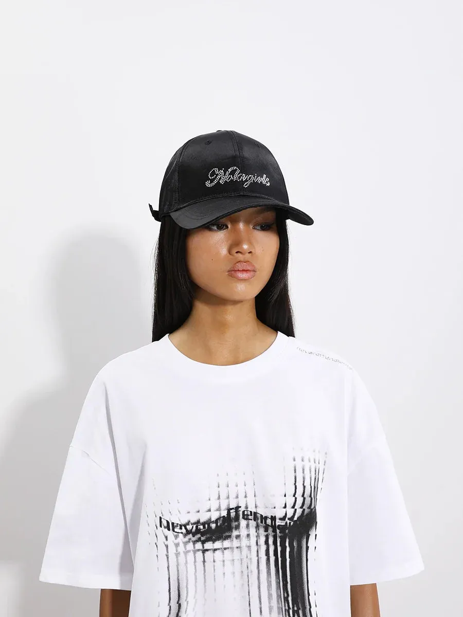Rhinestone Script Baseball Cap