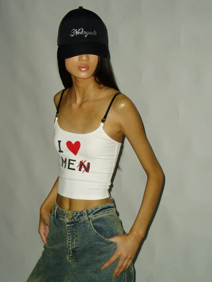 Rhinestone Script Baseball Cap