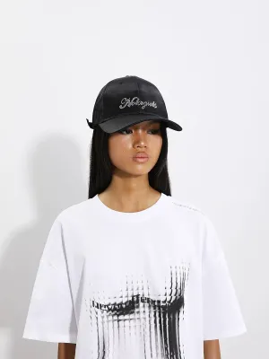 Rhinestone Script Baseball Cap