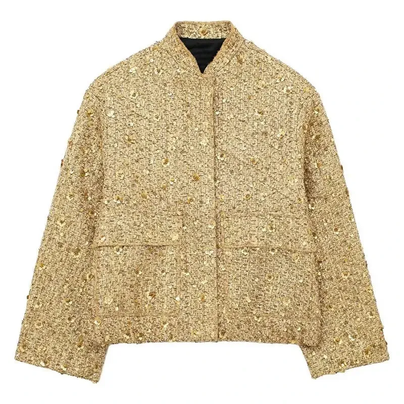 Ruby - Shiny Sequin Jacket