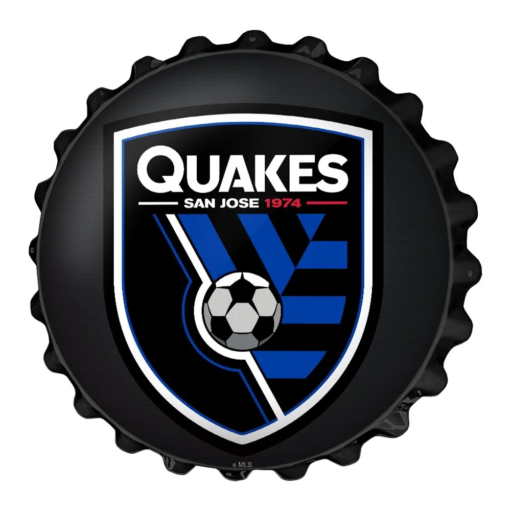 San Jose Earthquakes: Bottle Cap Wall Sign