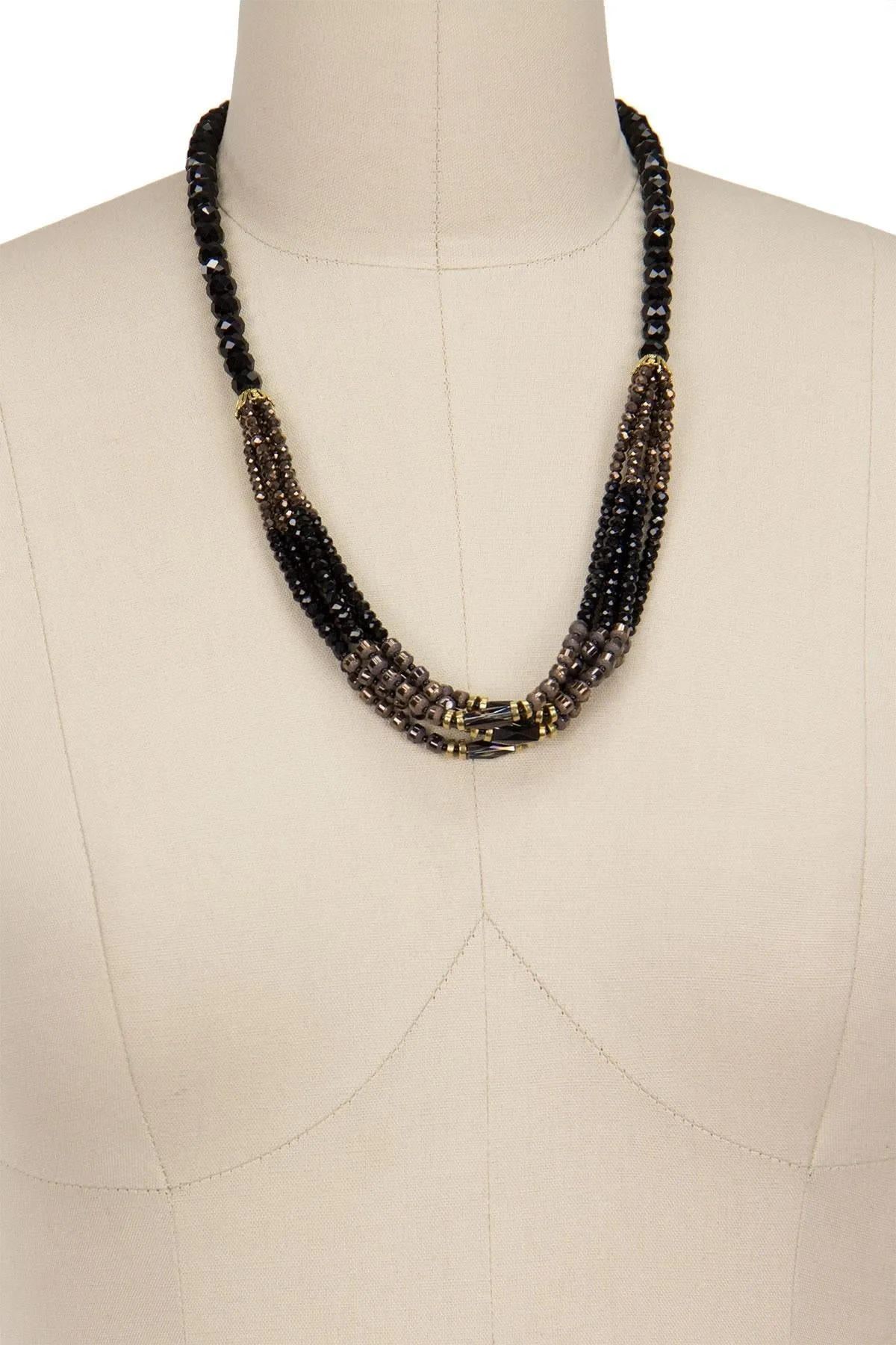 Sangria Beaded Necklace