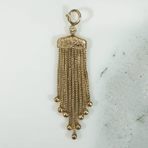 Saucy 14k Gold Flat Tassel from Ancient Influences