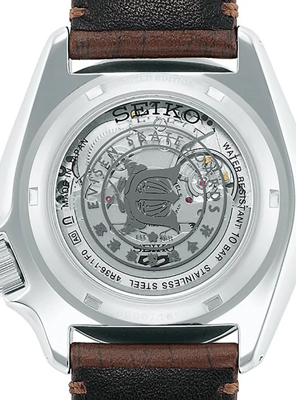 SEIKO 5 SPORTS × EVISEN SKATEBOARDS SBSA103 LIMITED EDITION MADE IN JAPAN JDM