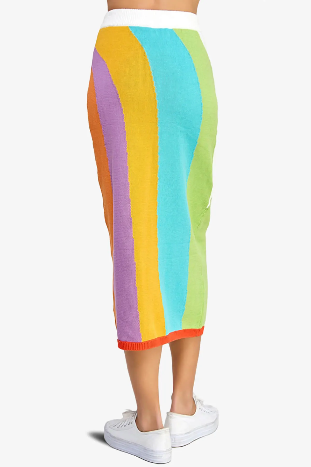 Shereen Intarsia Sweater Midi Skirt