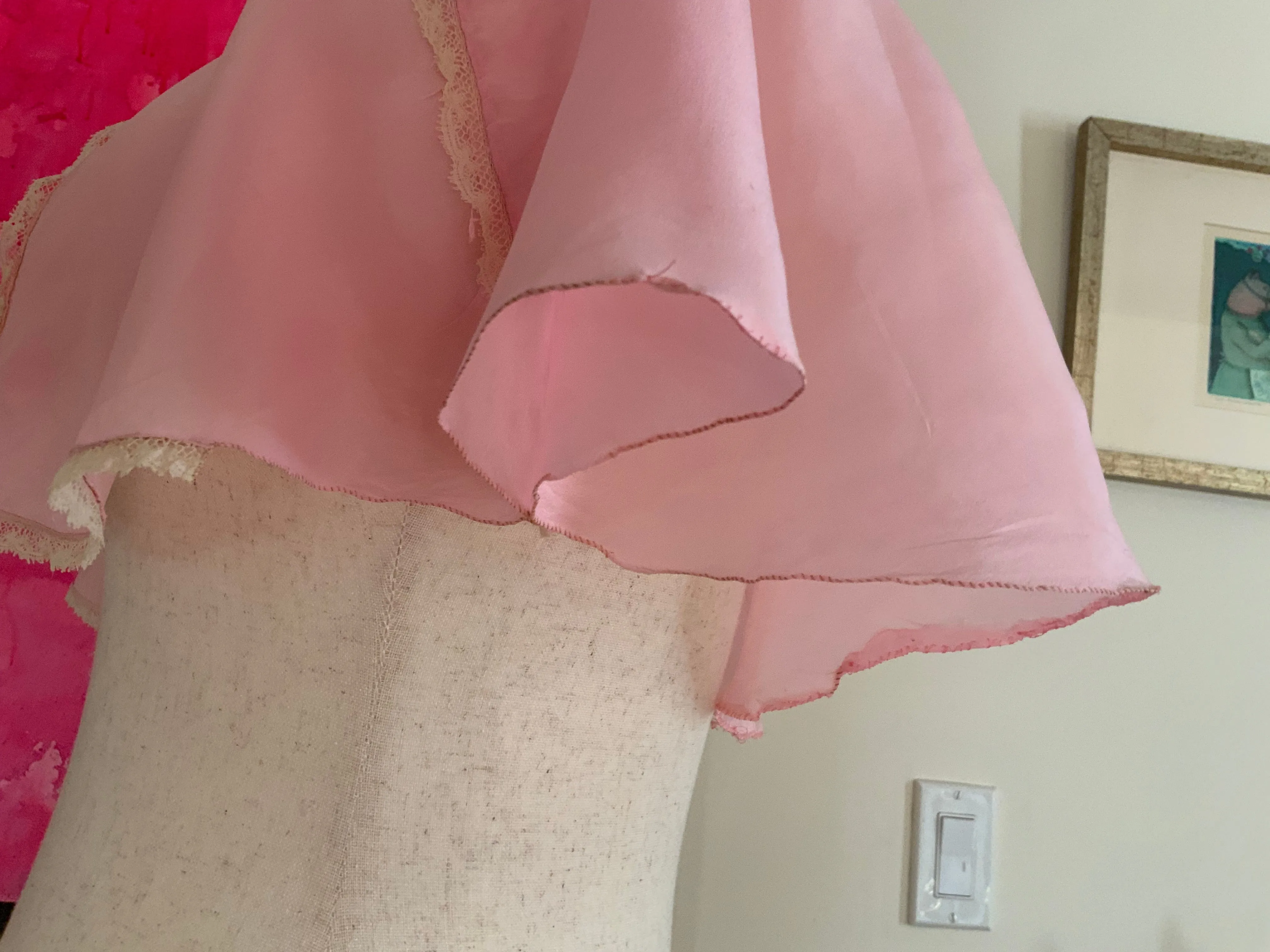 Silk Cape / Bed Jacket - 40s -40E