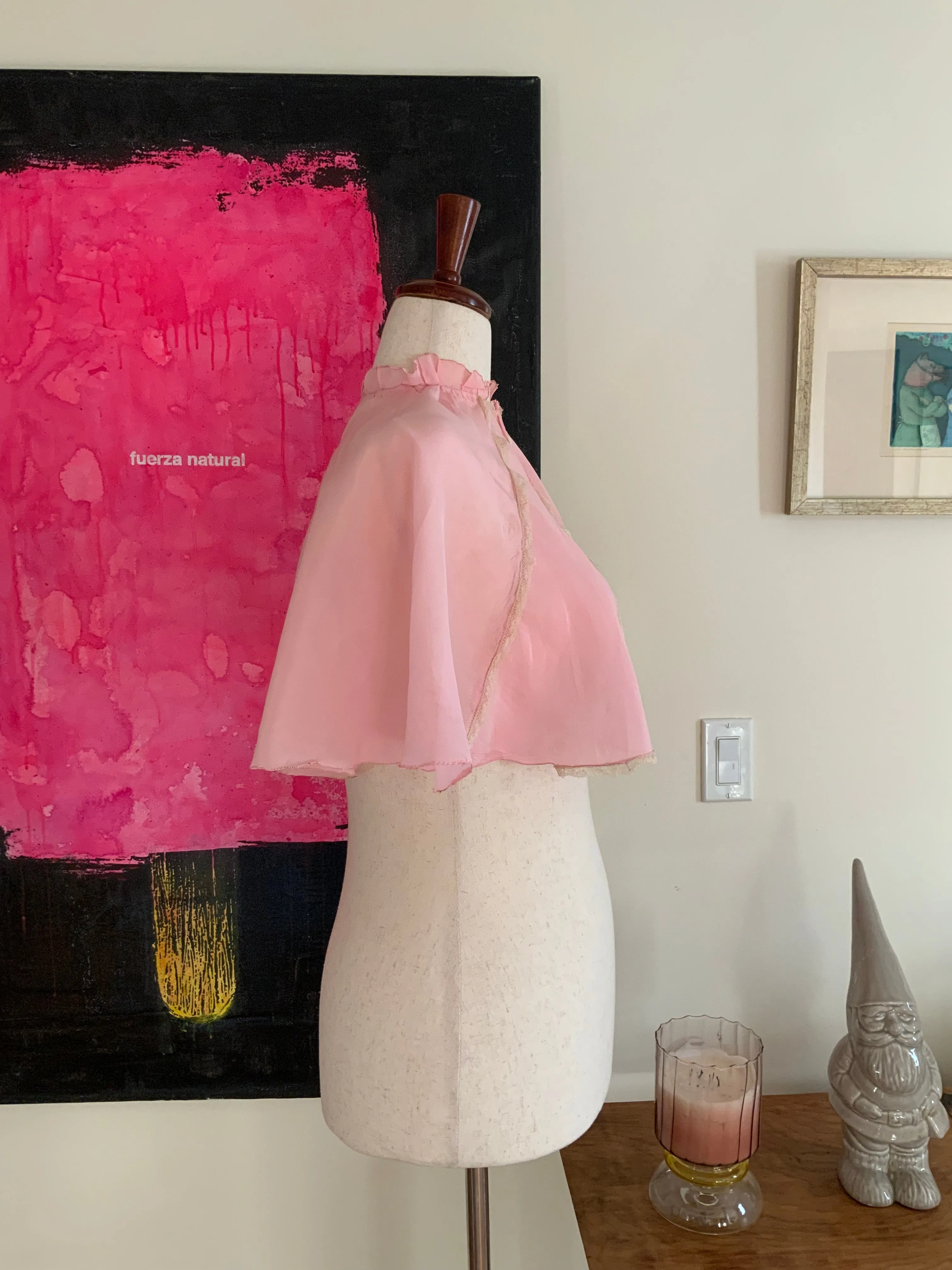 Silk Cape / Bed Jacket - 40s -40E