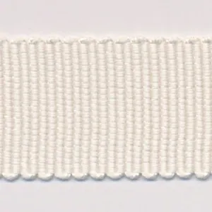 Silk Grosgrain Ribbon #00 Ecru