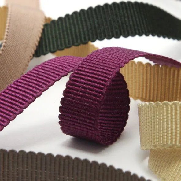 Silk Grosgrain Ribbon #00 Ecru