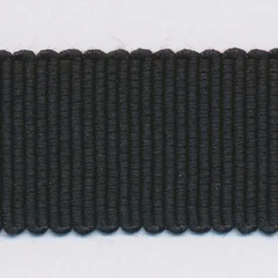 Silk Grosgrain Ribbon #50 Black