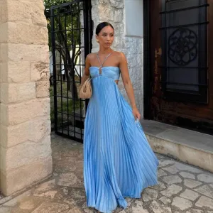 Silken Sway Strapless Dress