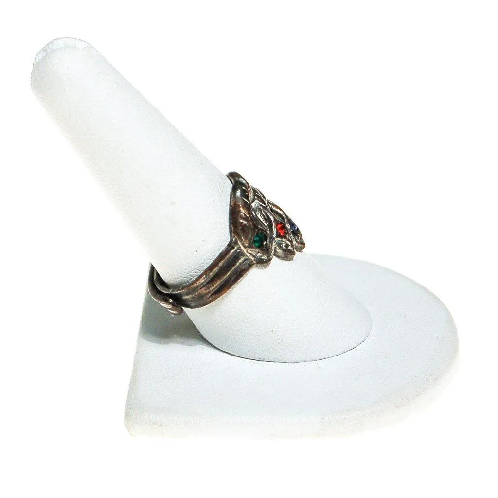 Silver Triple Coiled Snake Ring