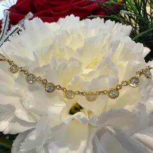 Simon G Harmonie Diamond 18K Yellow Gold Necklace LP4668