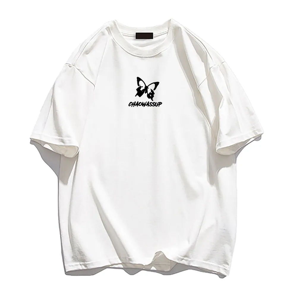Simple Versatile Butterfly Couple T-shirt