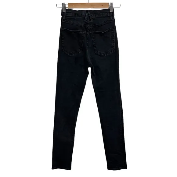 SLVRLAKE Beatnik High Rise Jean In Washed Black