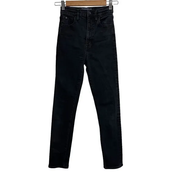 SLVRLAKE Beatnik High Rise Jean In Washed Black