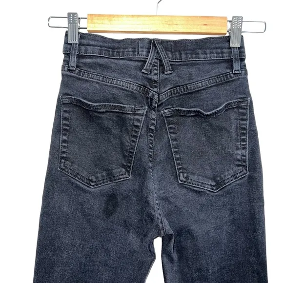 SLVRLAKE Beatnik High Rise Jean In Washed Black