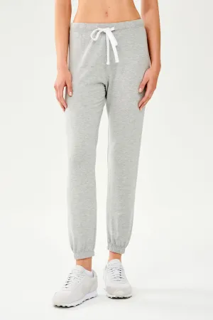 Sonja Fleece Sweatpant - Heather Grey