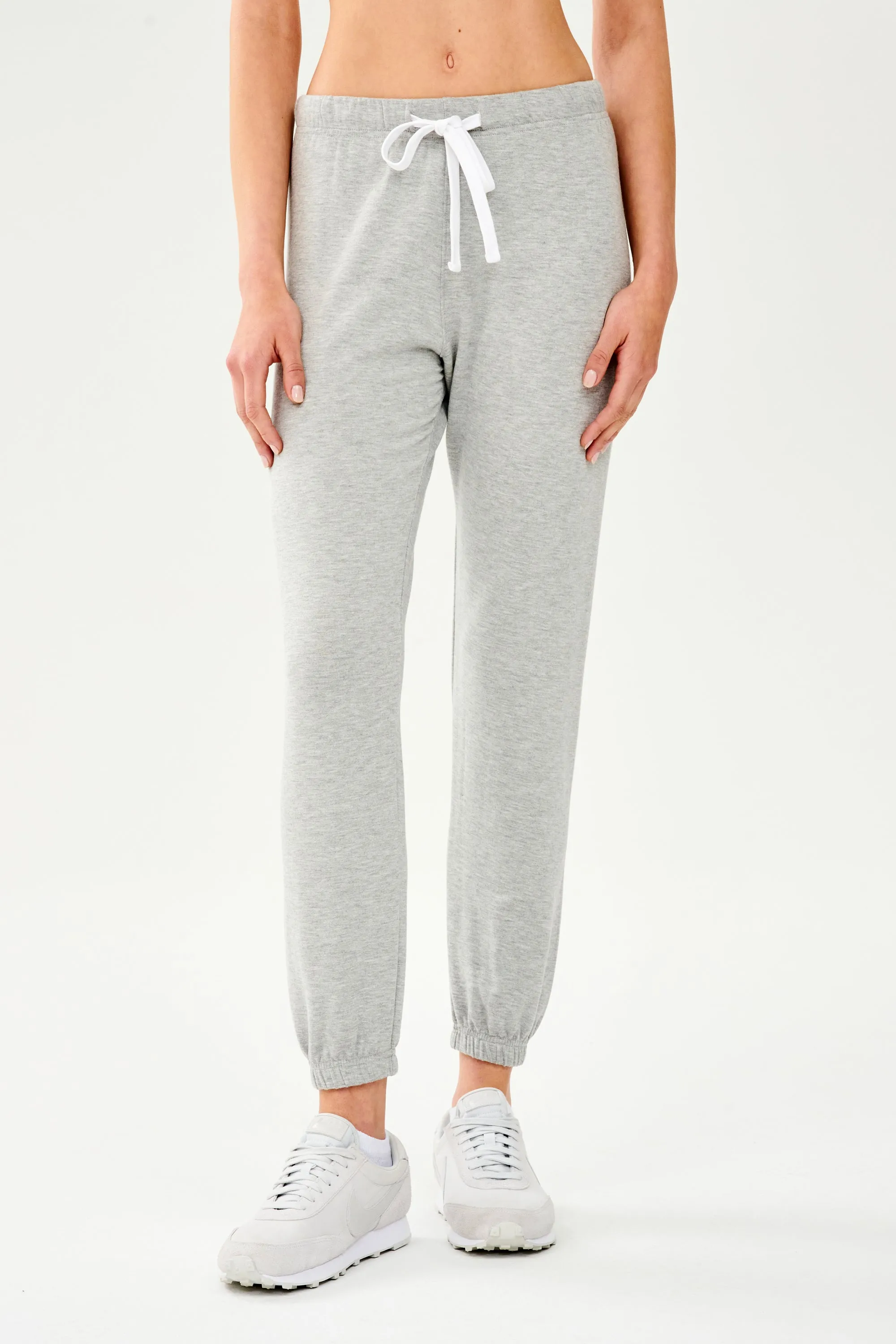 Sonja Fleece Sweatpant - Heather Grey