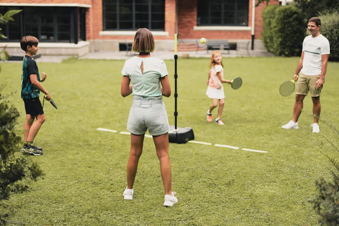 Speedball Set Turnball Strong (1 post, 2 rackets, and 1 ball) - Black/Yellow