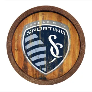 Sporting Kansas City: Weathered "Faux" Barrel Top Sign