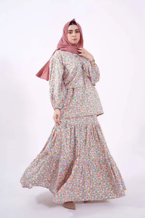 Spring Bloom Skirt Set
