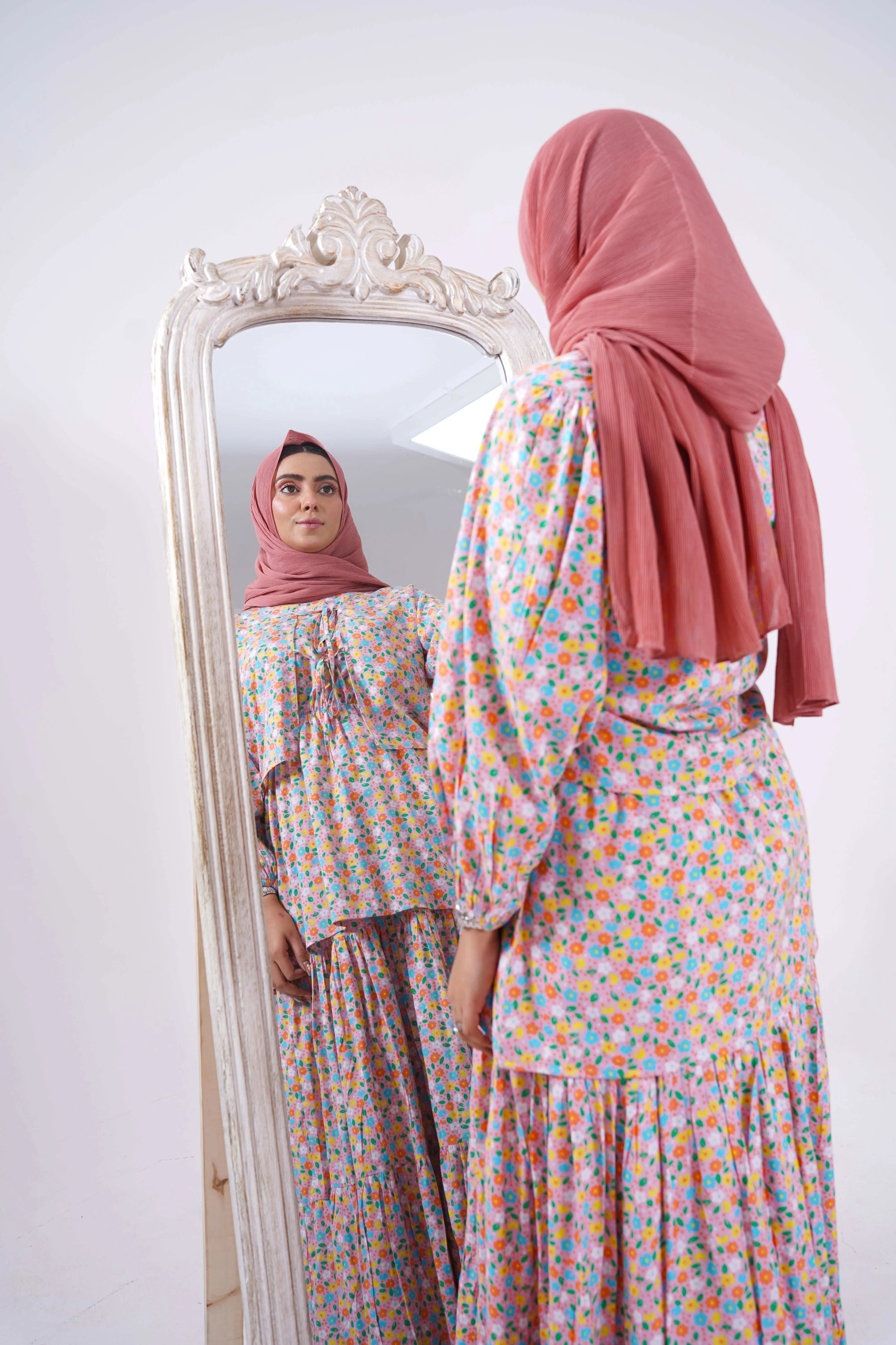 Spring Bloom Skirt Set