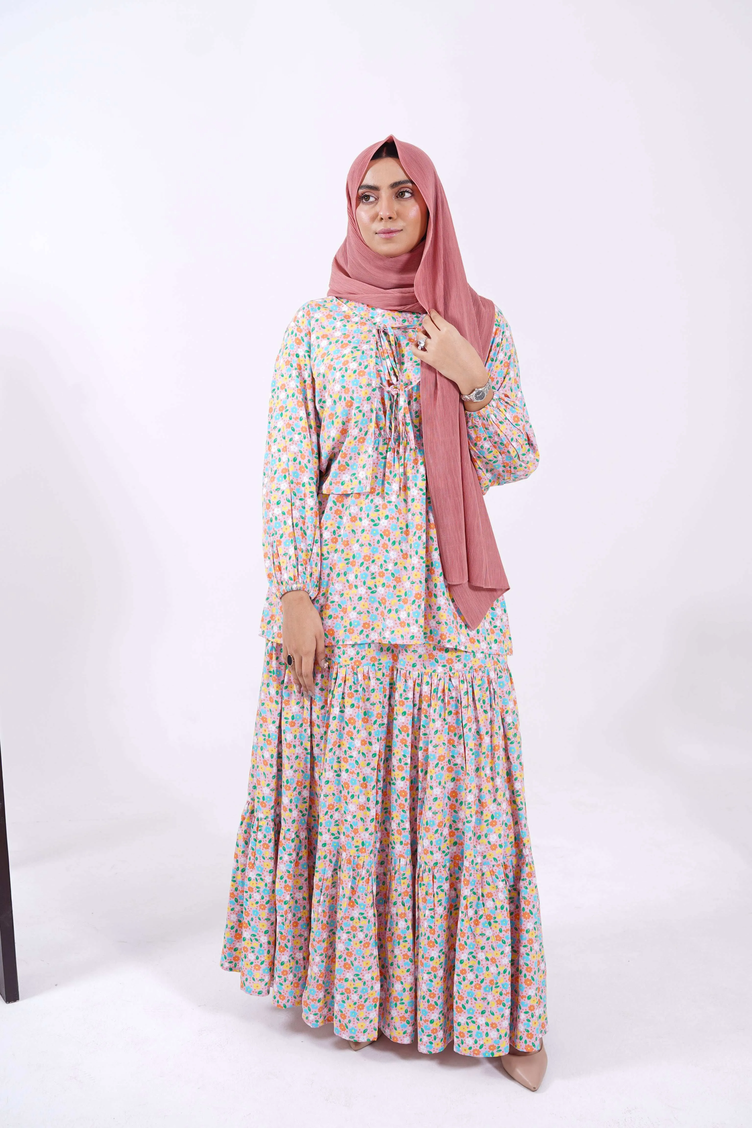 Spring Bloom Skirt Set