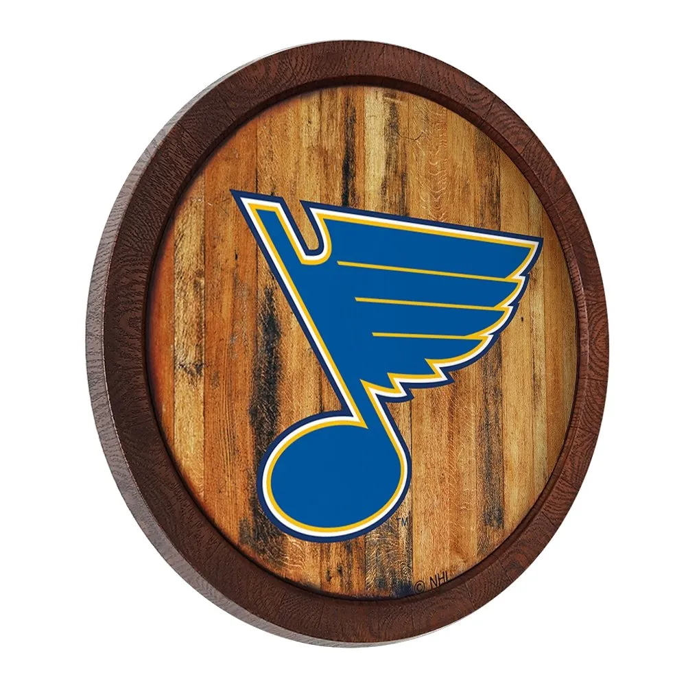 St. Louis Blues: "Faux" Barrel Top Sign