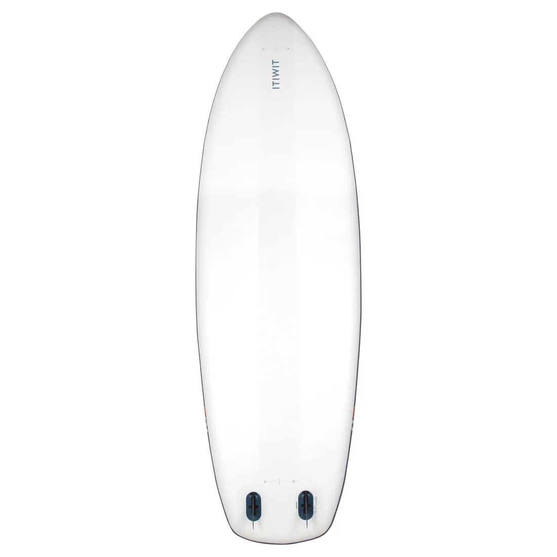 Stand up paddle ultra compact et stable 10 pieds (130 kg max) blanc et bleu
