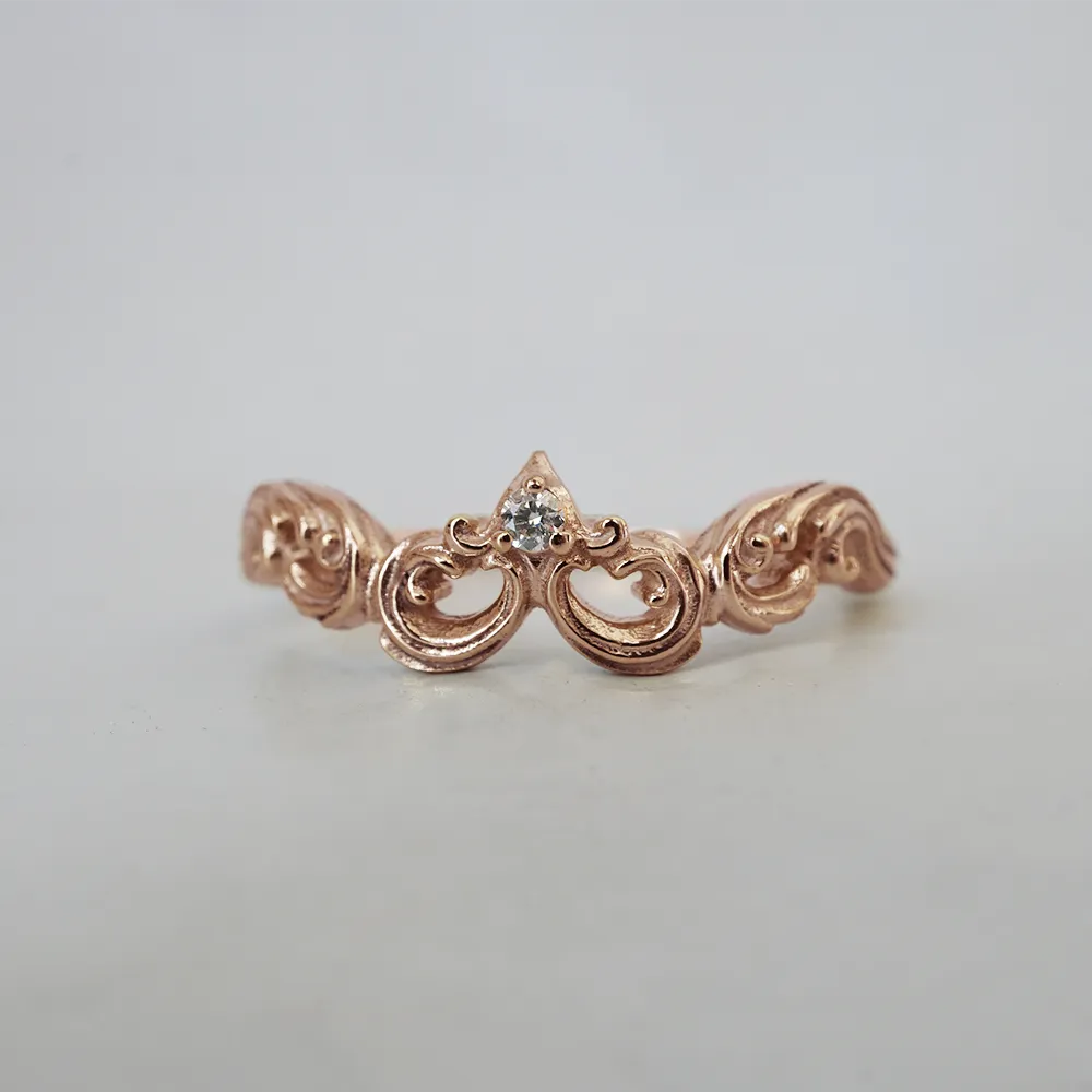 Starlit Drift Diamond Band in 14K and 18K Gold