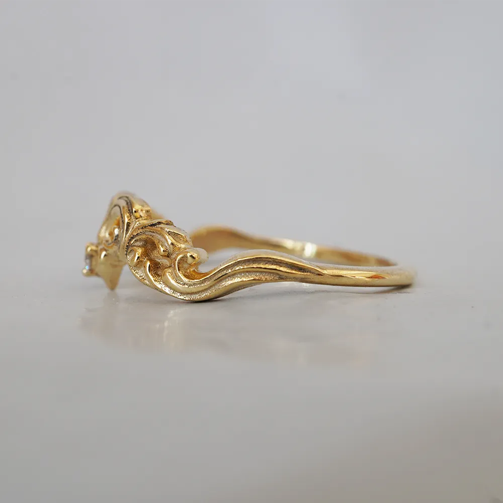 Starlit Drift Diamond Band in 14K and 18K Gold