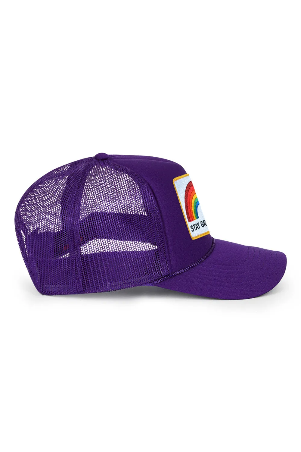 STAY GROUNDED TRUCKER HAT