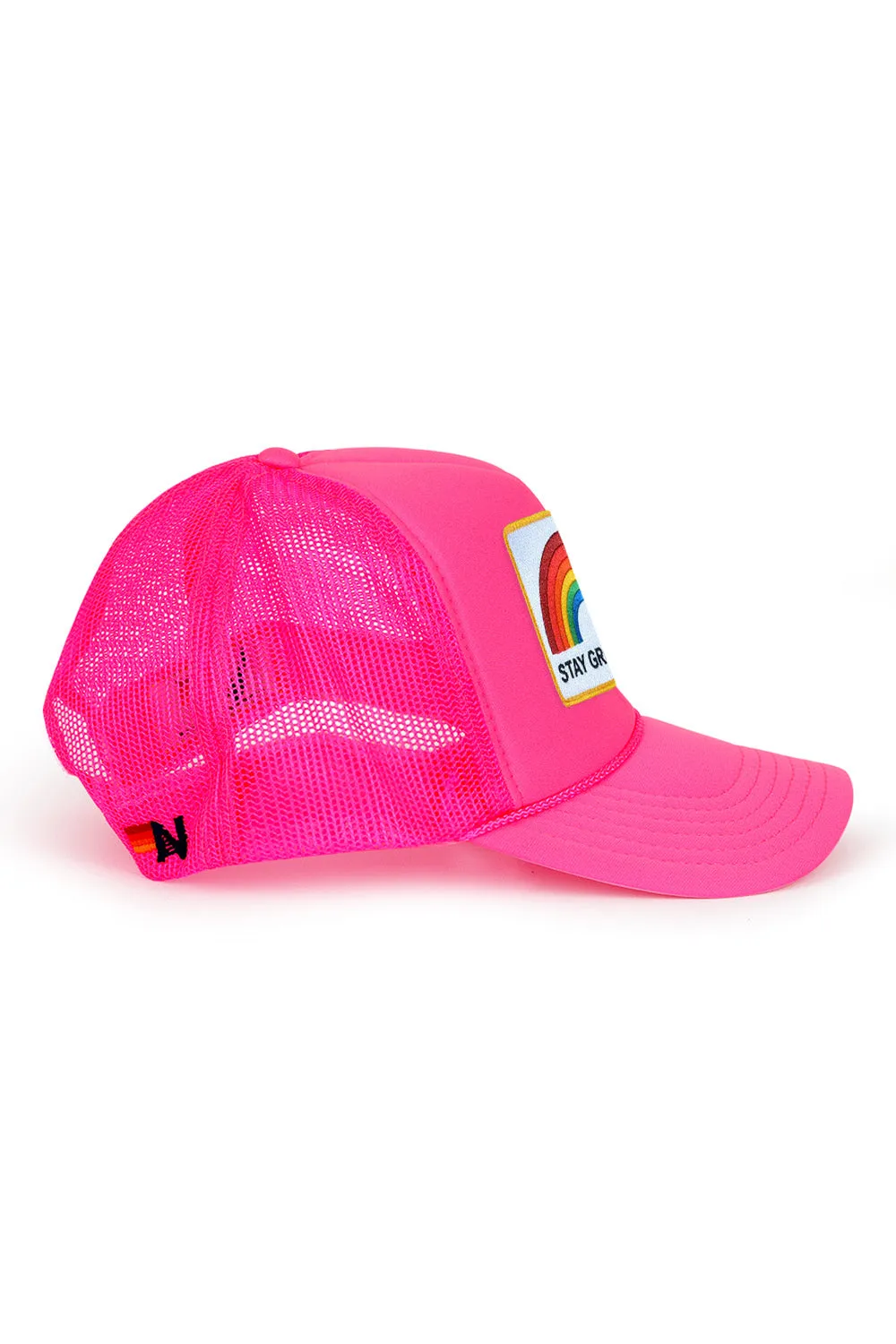 STAY GROUNDED TRUCKER HAT