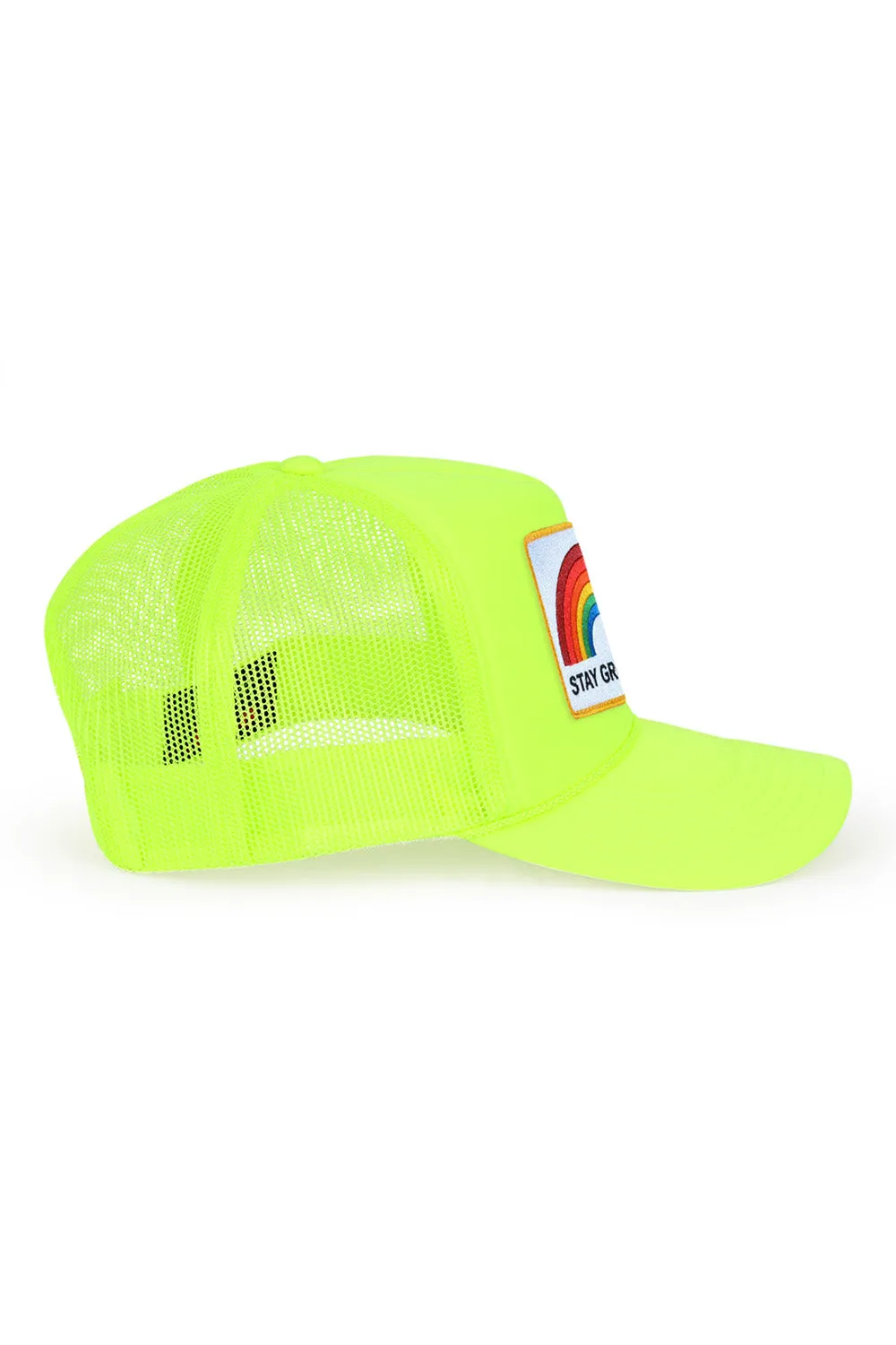 STAY GROUNDED TRUCKER HAT