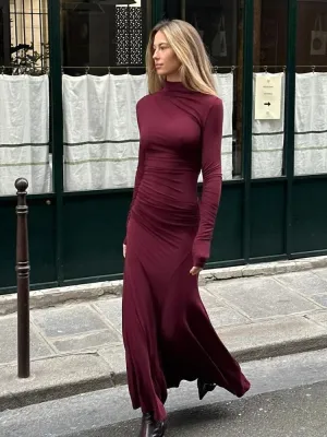 Stella Turtleneck Maxi Dress