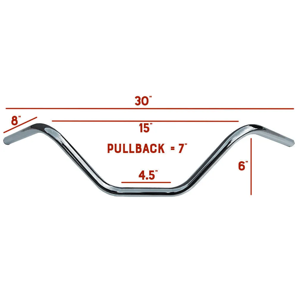 Stelling And Hellings Style Handlebars - 7/8"