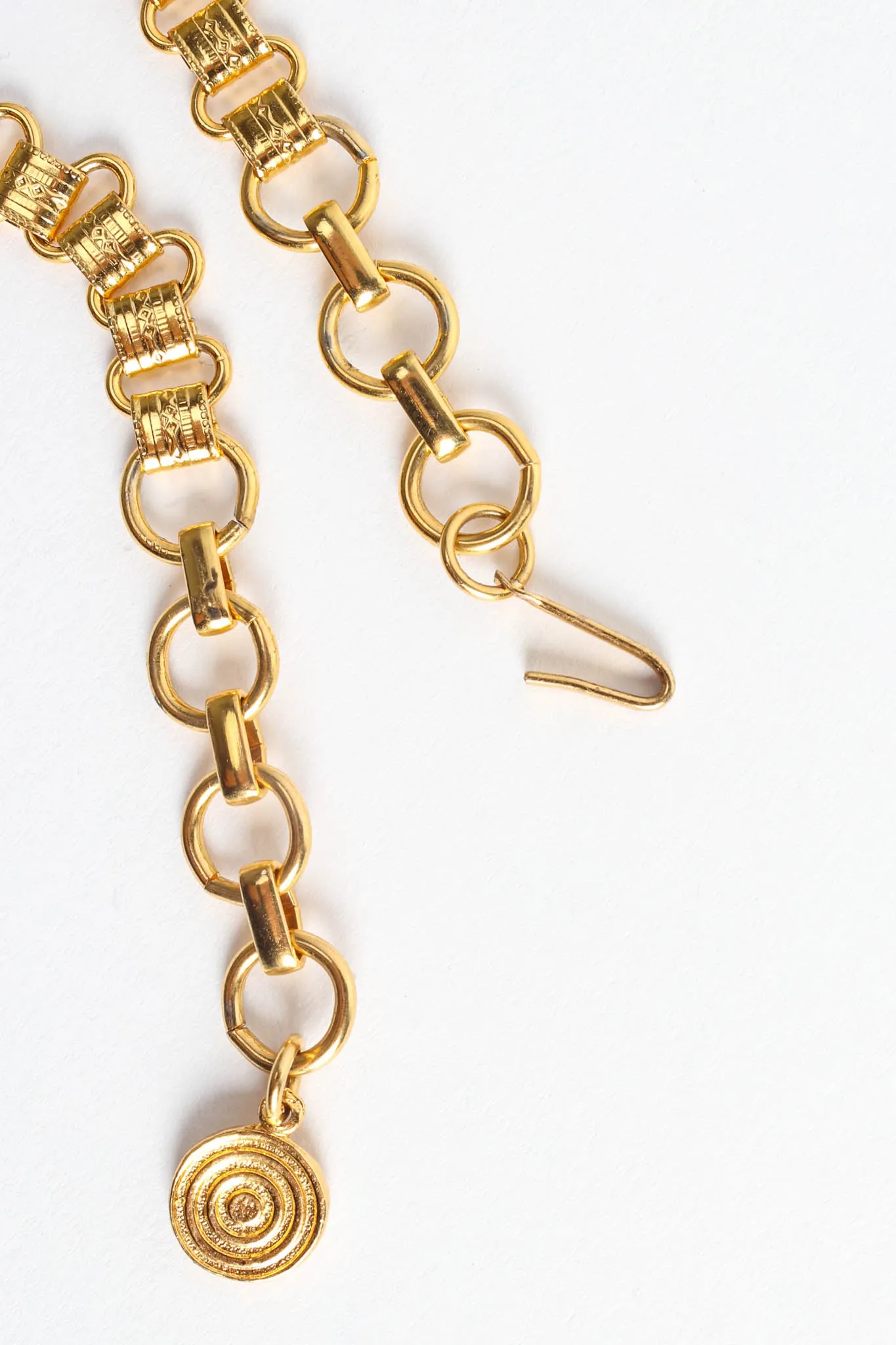 Stone Dangle Festoon Necklace