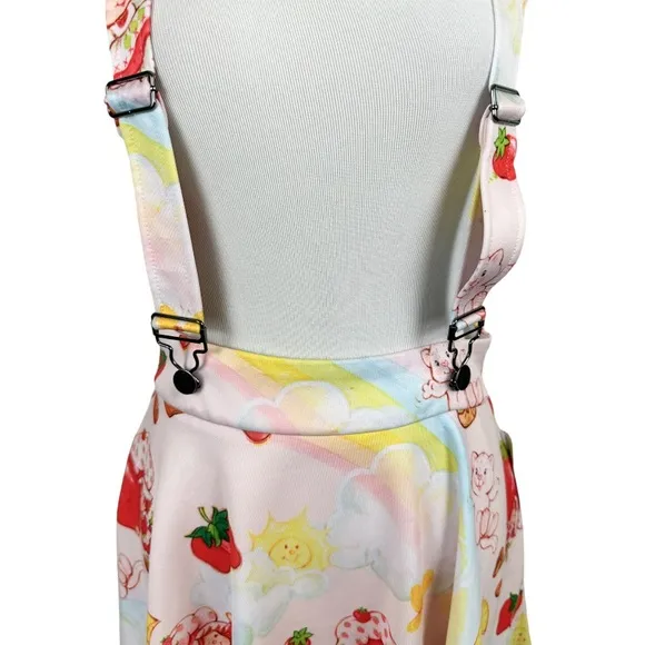 Strawberry Shortcake Suspender Skirt  NWT Size Small