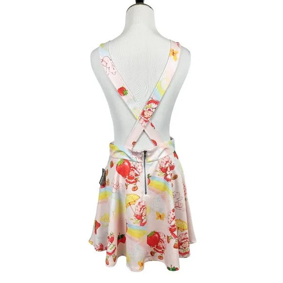 Strawberry Shortcake Suspender Skirt  NWT Size Small