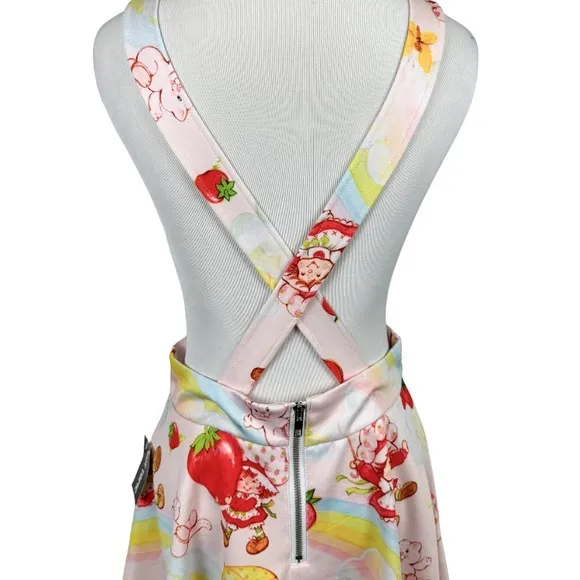 Strawberry Shortcake Suspender Skirt  NWT Size Small