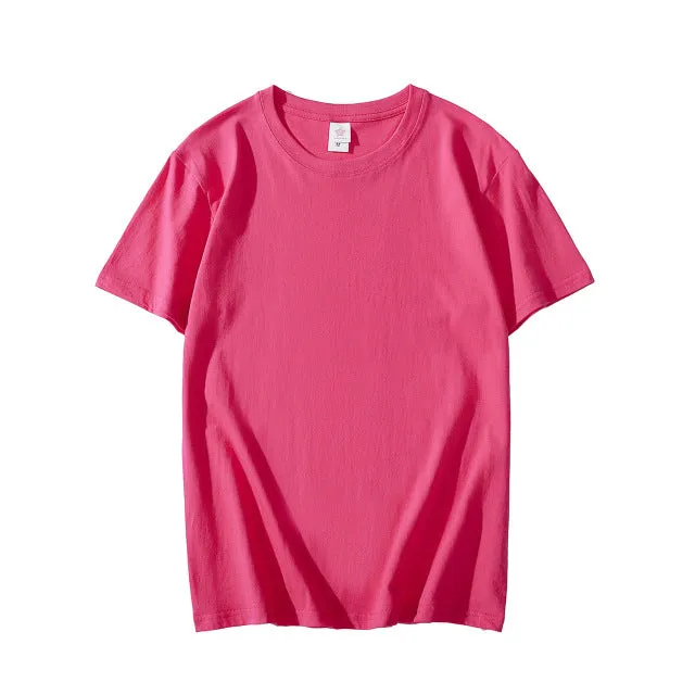 Summer Cotton Mens T-shirt Short-sleeve ManPure Color s clothing t shirts Tops Tee men