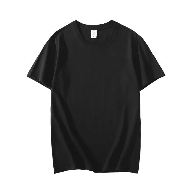 Summer Cotton Mens T-shirt Short-sleeve ManPure Color s clothing t shirts Tops Tee men